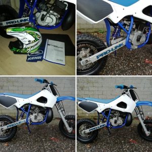 Onze oude trouwe Polini 50cc Minicross bj 1999